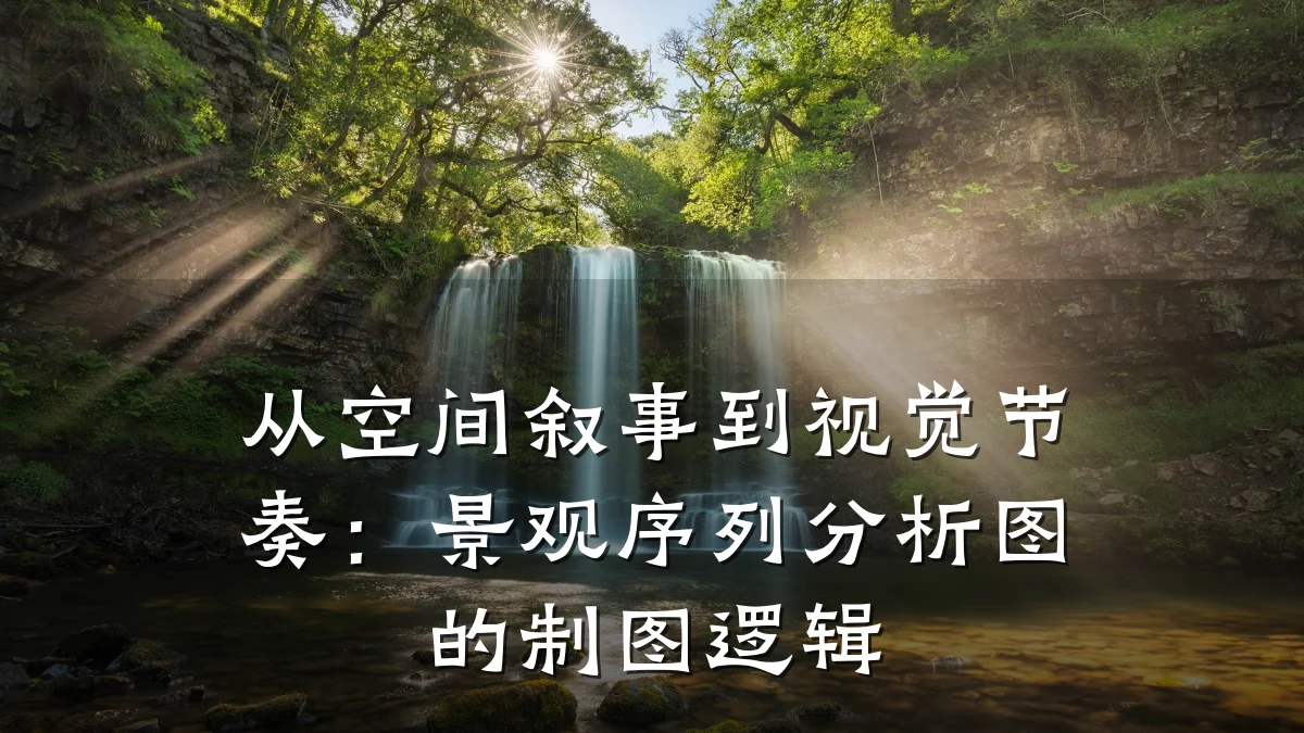 从空间叙事到视觉节奏：景观序列分析图的制图逻辑