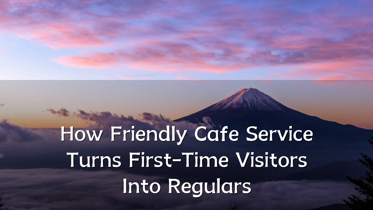 How Friendly Cafe Service Turns First-Time Visitors Into Regulars