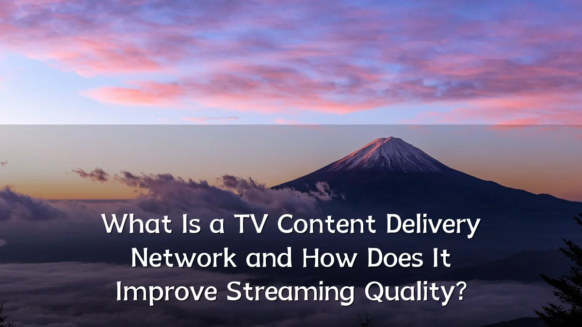 What Is a TV Content Delivery Network and How Does It Improve Streaming Quality?