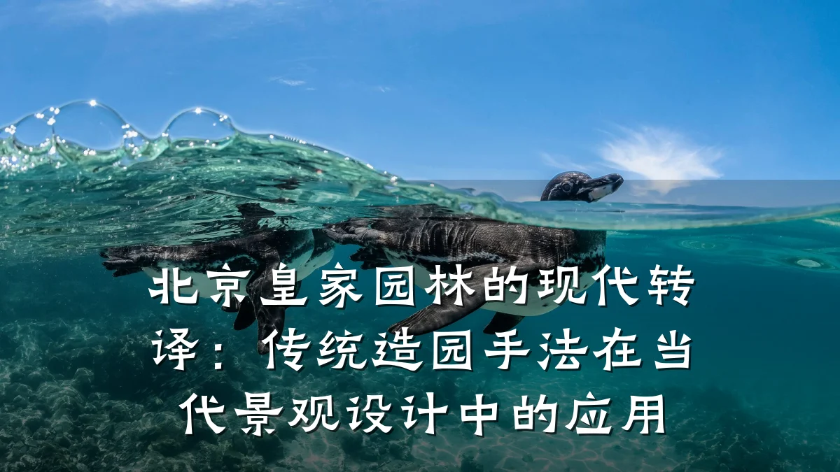 北京皇家园林的现代转译:传统造园手法在当代景观设计中的应用