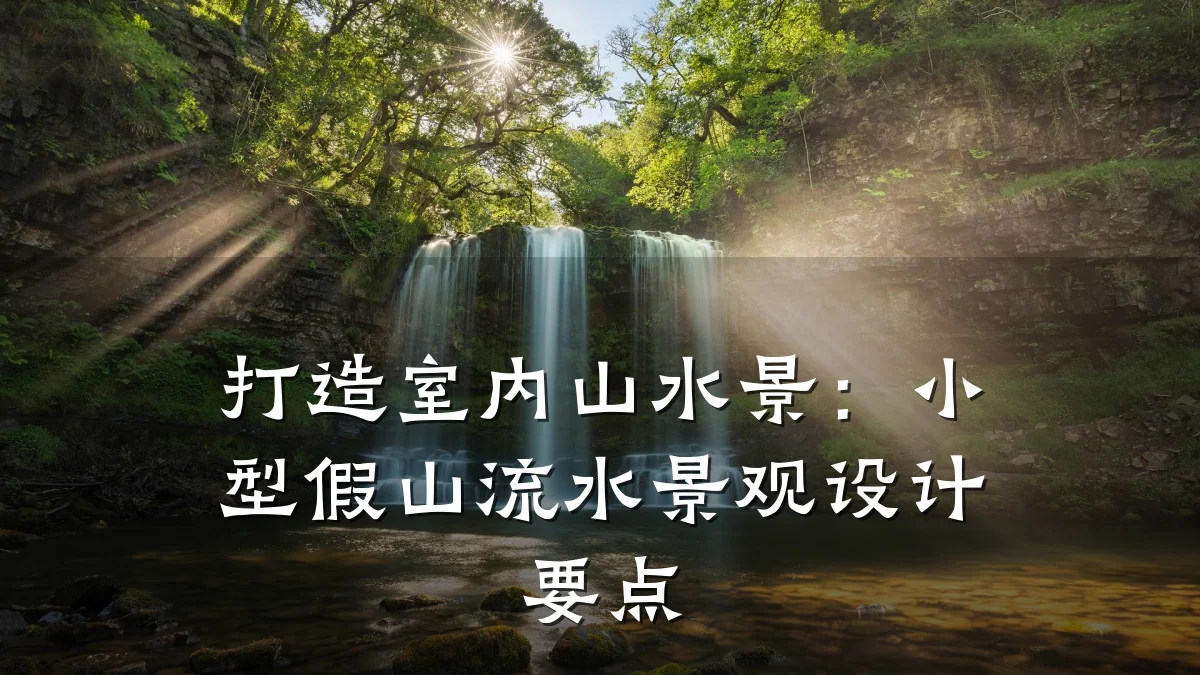 打造室内山水景：小型假山流水景观设计要点