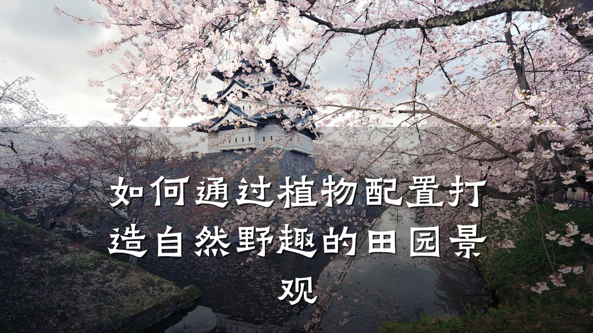 如何通过植物配置打造自然野趣的田园景观