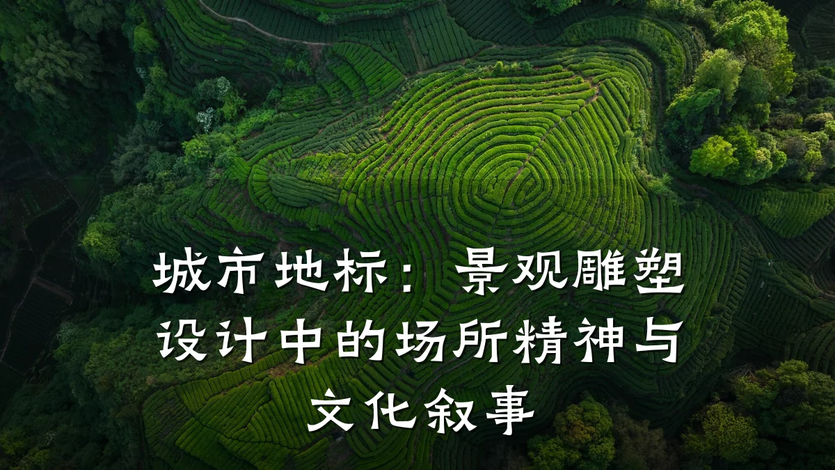 城市地标:景观雕塑设计中的场所精神与文化叙事
