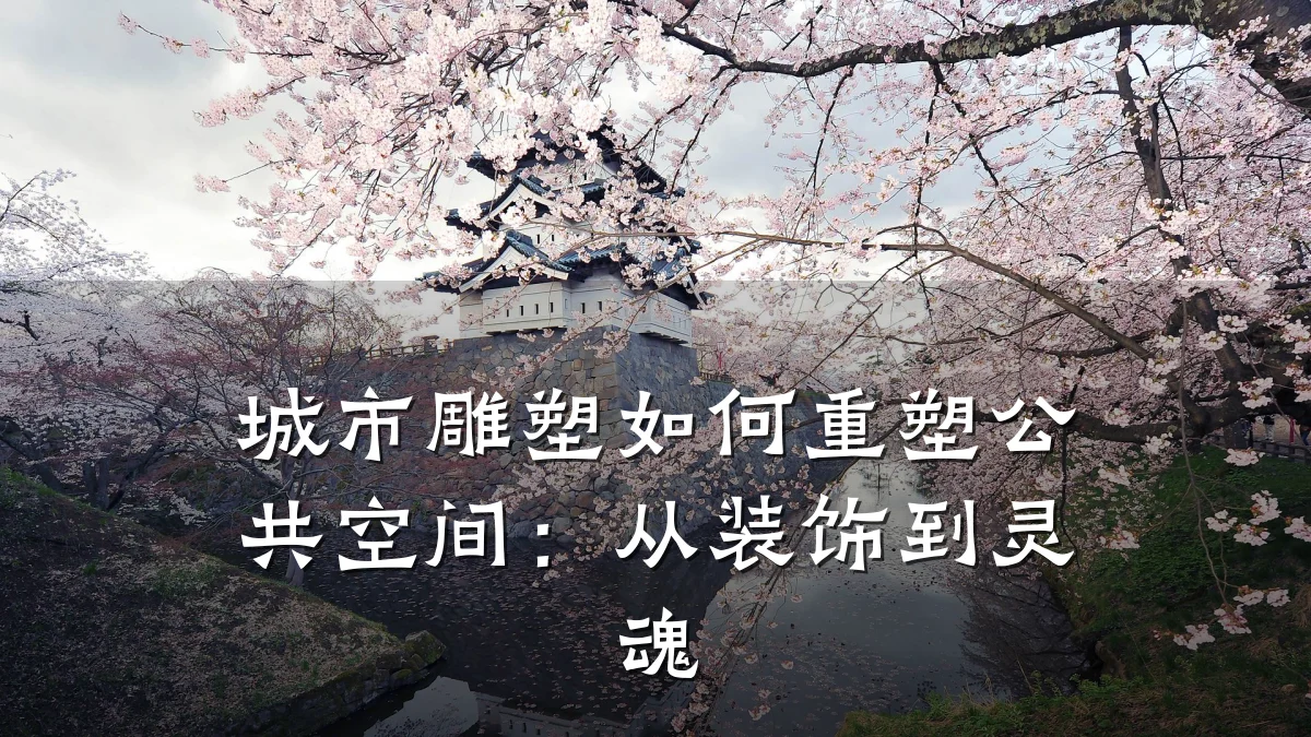 城市雕塑如何重塑公共空间:从装饰到灵魂