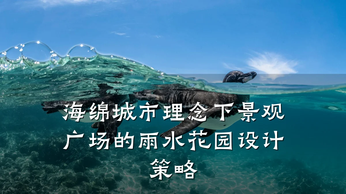 海绵城市理念下景观广场的雨水花园设计策略