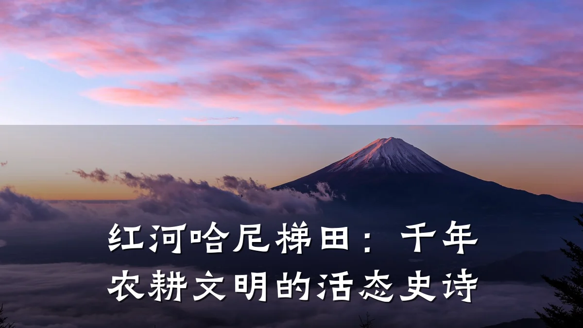 红河哈尼梯田：千年农耕文明的活态史诗
