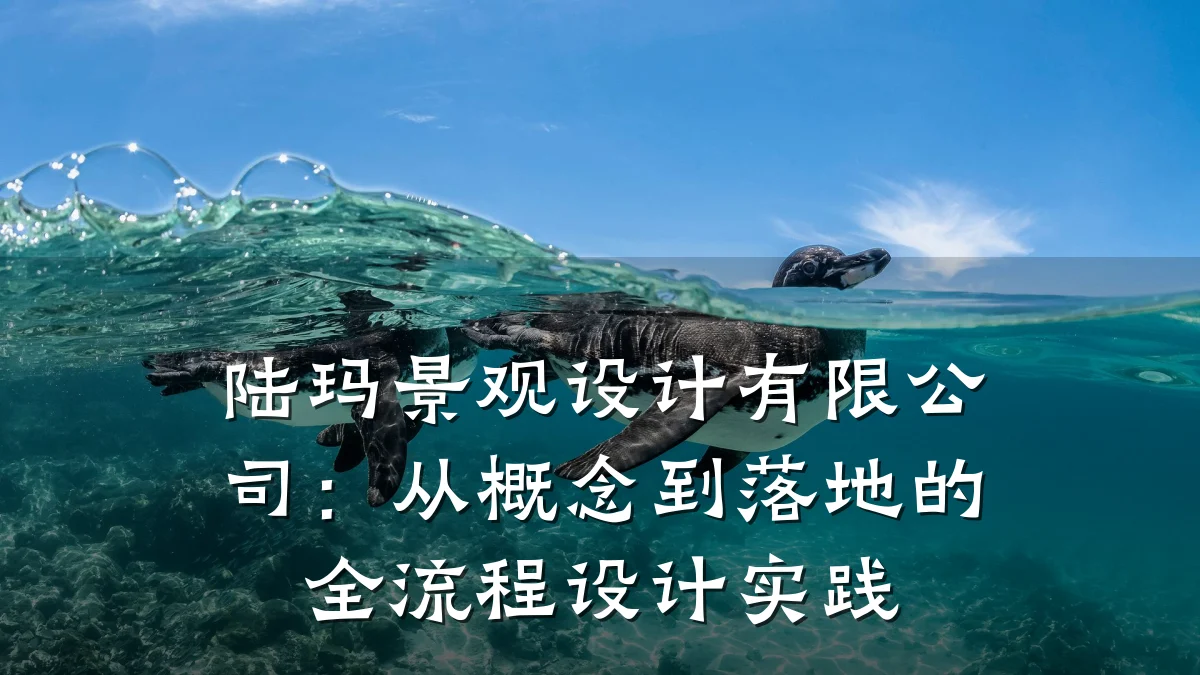 陆玛景观设计有限公司:从概念到落地的全流程设计实践