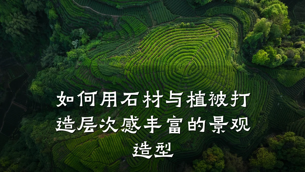 如何用石材与植被打造层次感丰富的景观造型