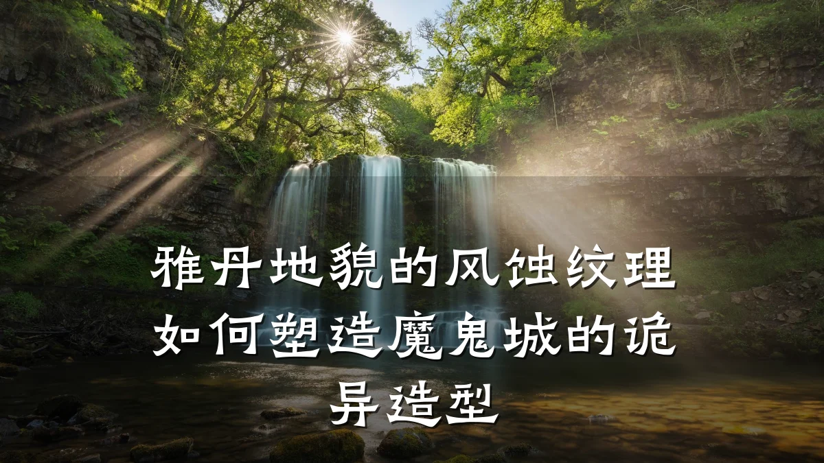 雅丹地貌的风蚀纹理如何塑造魔鬼城的诡异造型