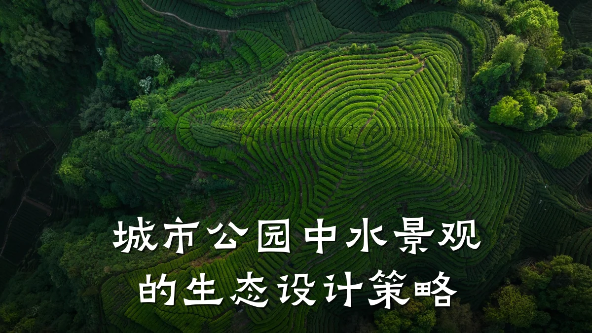 城市公园中水景观的生态设计策略