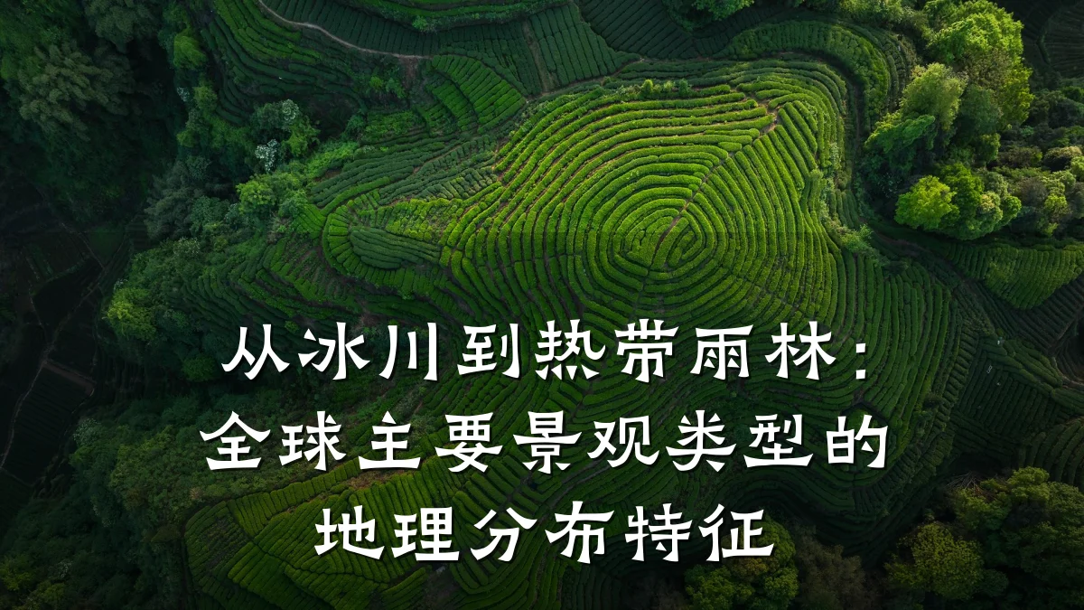 从冰川到热带雨林:全球主要景观类型的地理分布特征