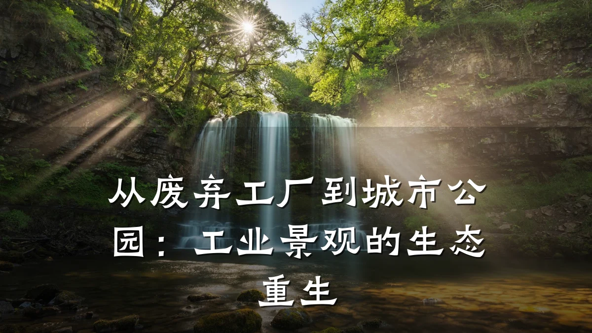 从废弃工厂到城市公园:工业景观的生态重生