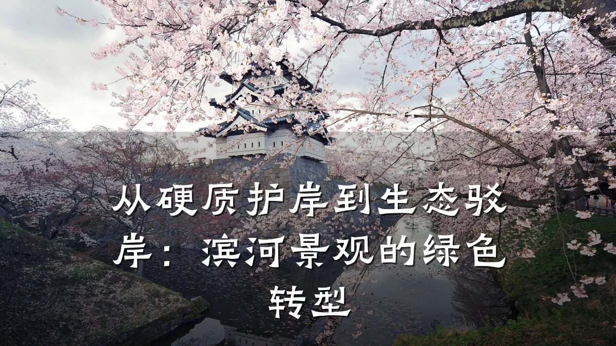 从硬质护岸到生态驳岸:滨河景观的绿色转型