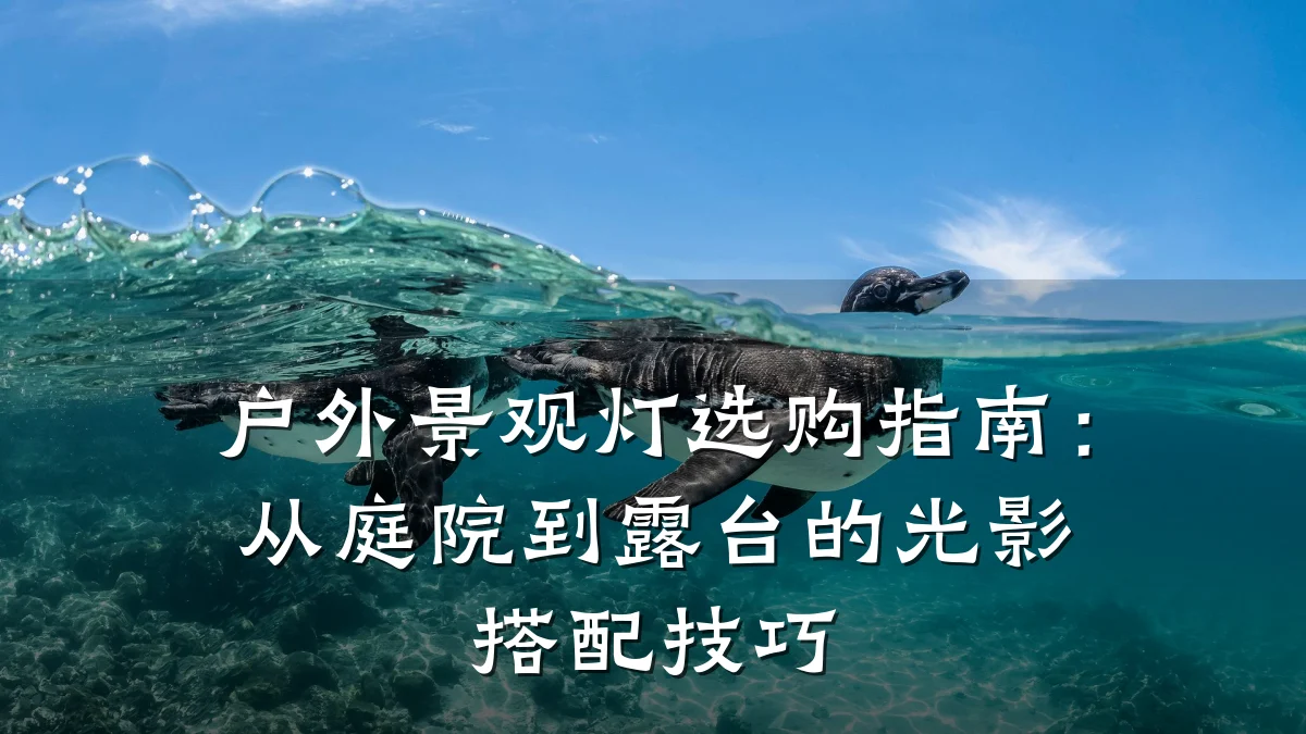 户外景观灯选购指南:从庭院到露台的光影搭配技巧