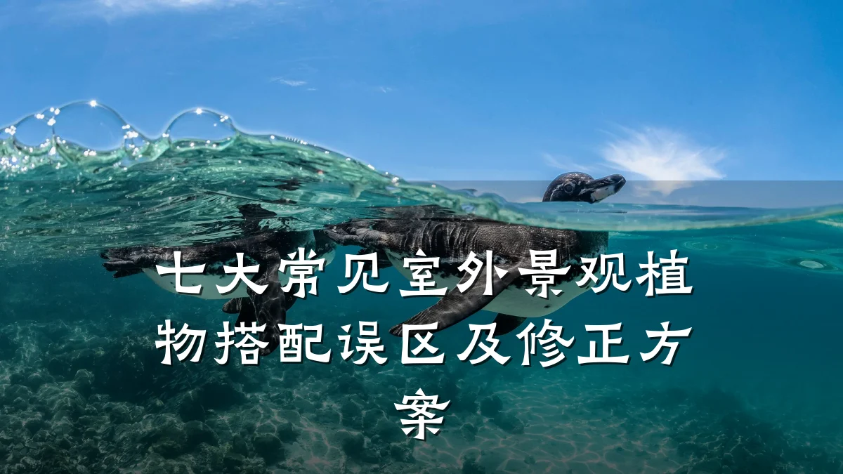 七大常见室外景观植物搭配误区及修正方案