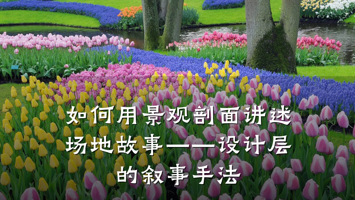 如何用景观剖面讲述场地故事——设计层的叙事手法