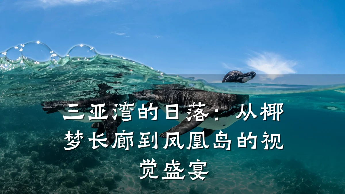 三亚湾的日落:从椰梦长廊到凤凰岛的视觉盛宴