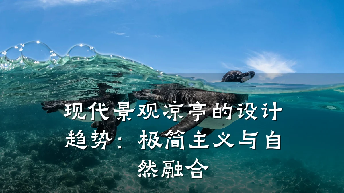 现代景观凉亭的设计趋势:极简主义与自然融合