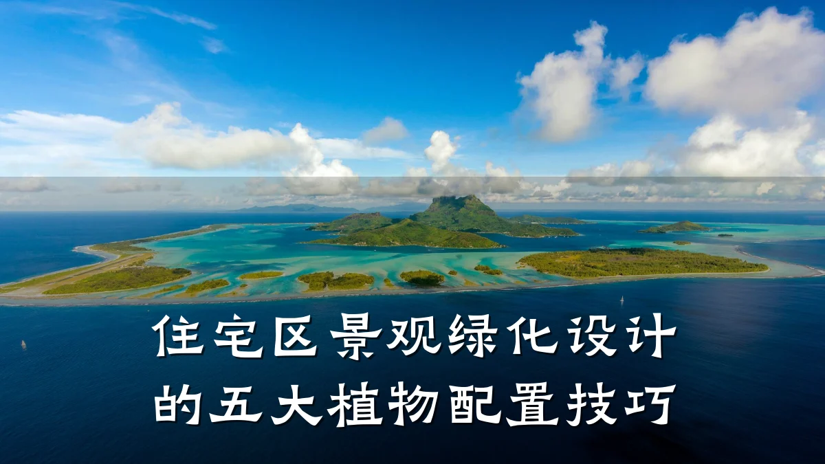 住宅区景观绿化设计的五大植物配置技巧