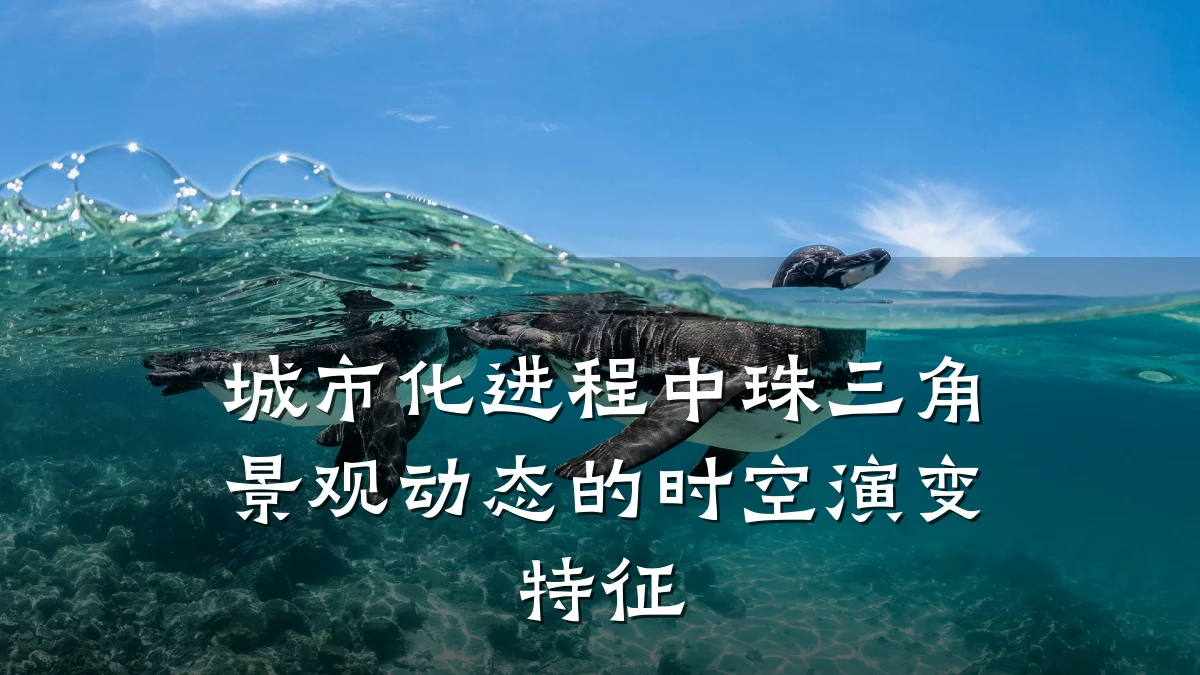 城市化进程中珠三角景观动态的时空演变特征