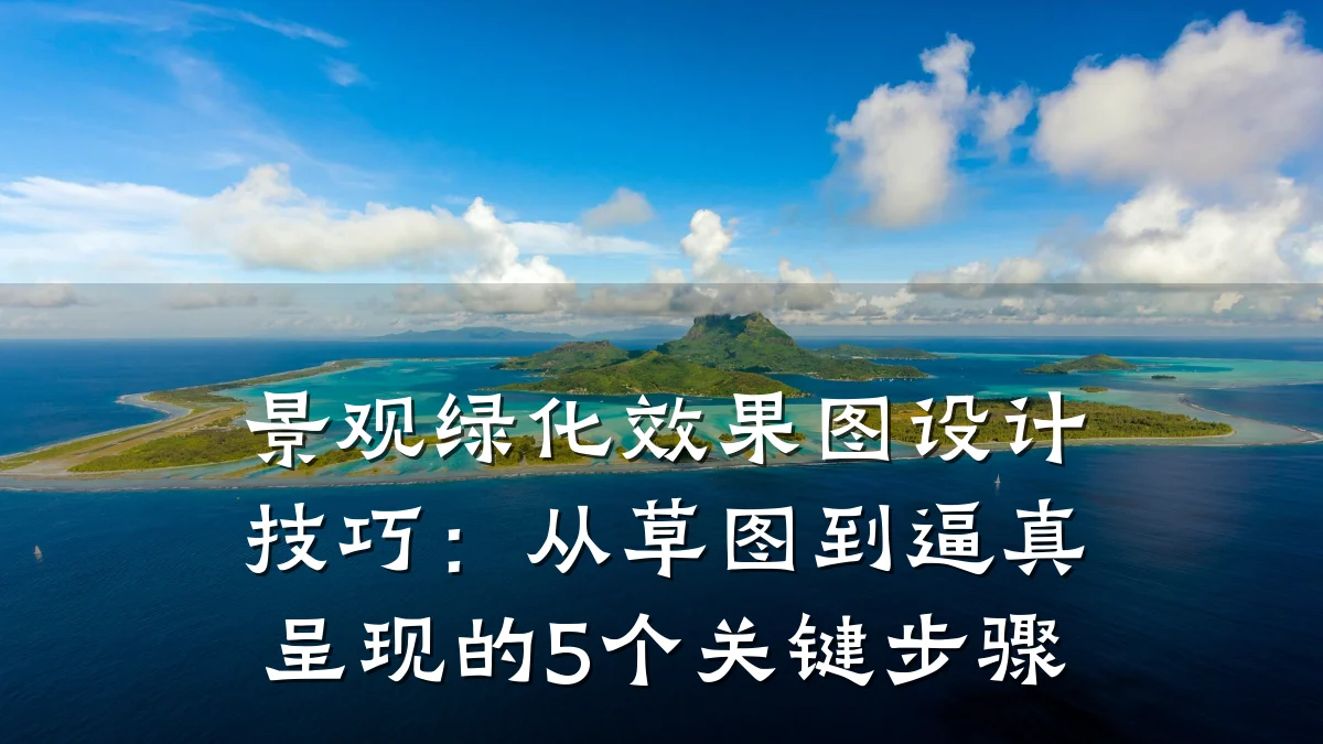 景观绿化效果图设计技巧:从草图到逼真呈现的5个关键步骤