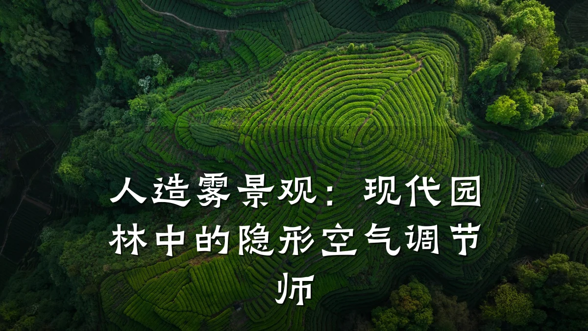 人造雾景观:现代园林中的隐形空气调节师