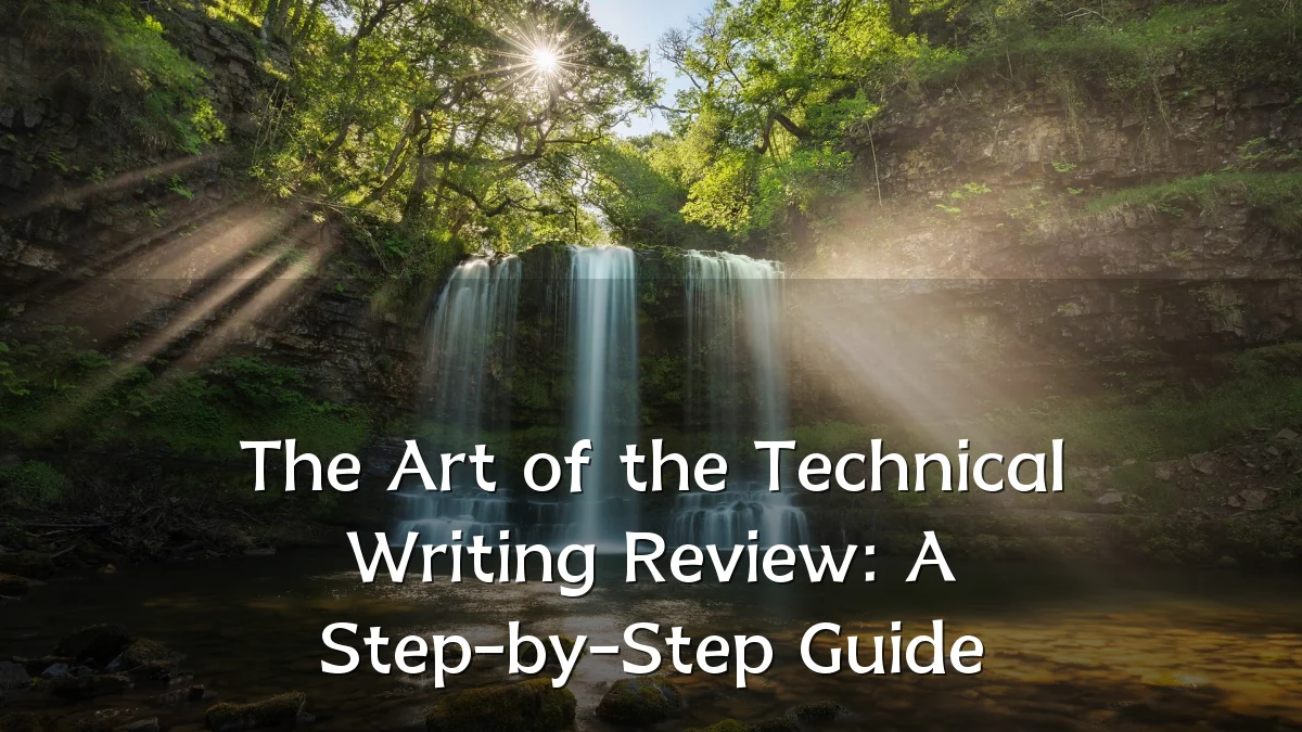 The Art of the Technical Writing Review: A Step-by-Step Guide