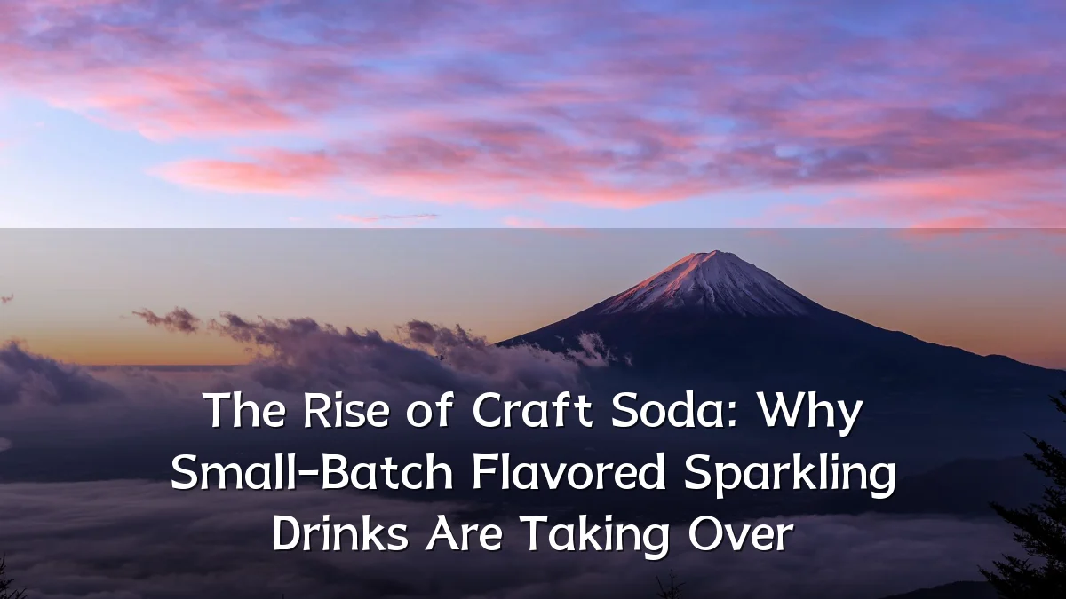 The Rise of Craft Soda: Why Small-Batch Flavored Sparkling Drinks Are Taking Over