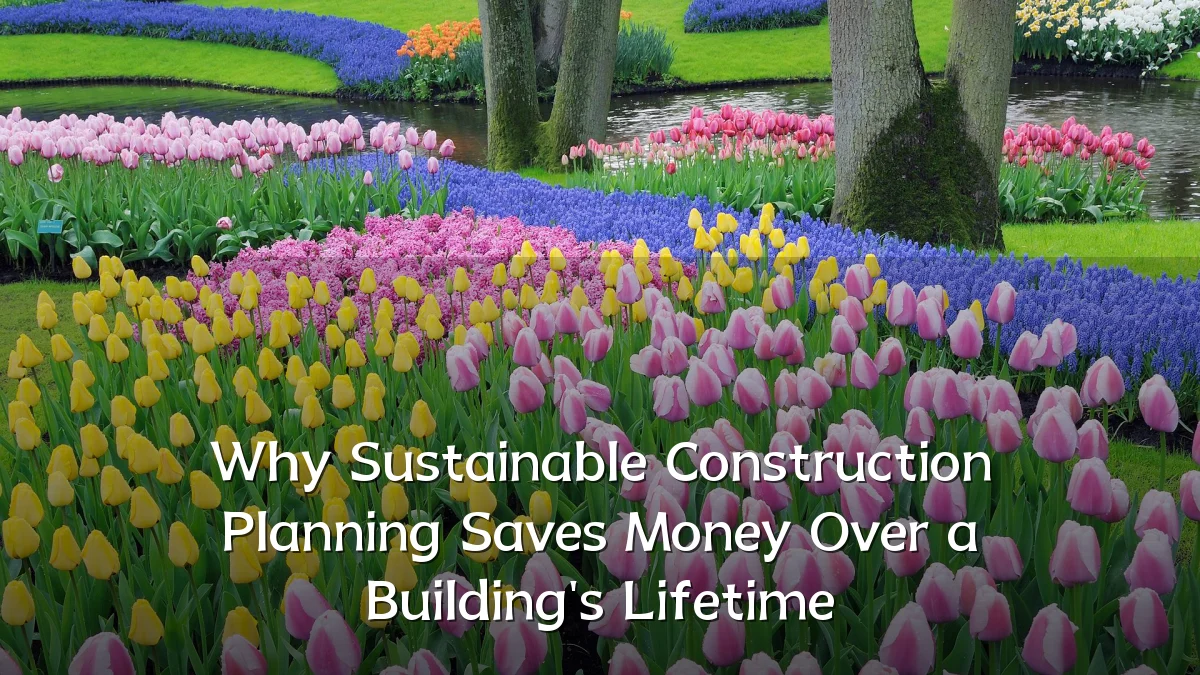 Why Sustainable Construction Planning Saves Money Over a Building's Lifetime