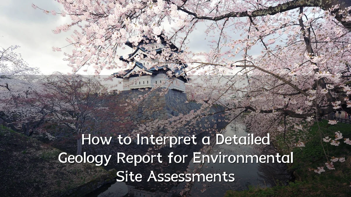 How to Interpret a Detailed Geology Report for Environmental Site Assessments