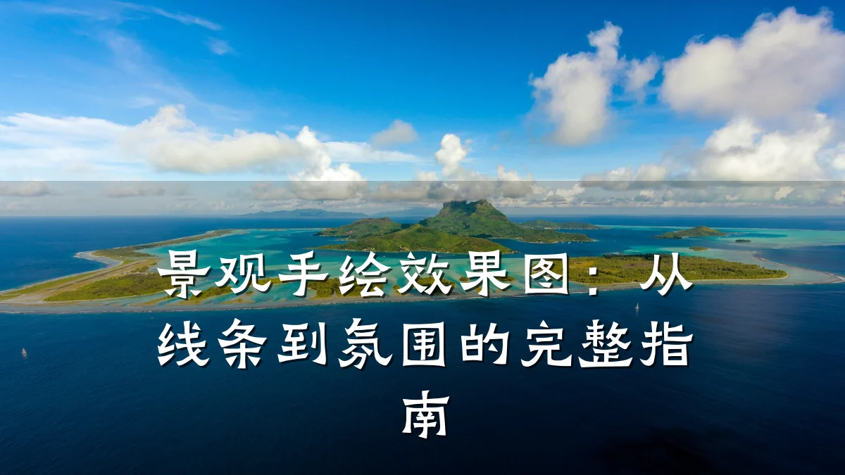 景观手绘效果图:从线条到氛围的完整指南