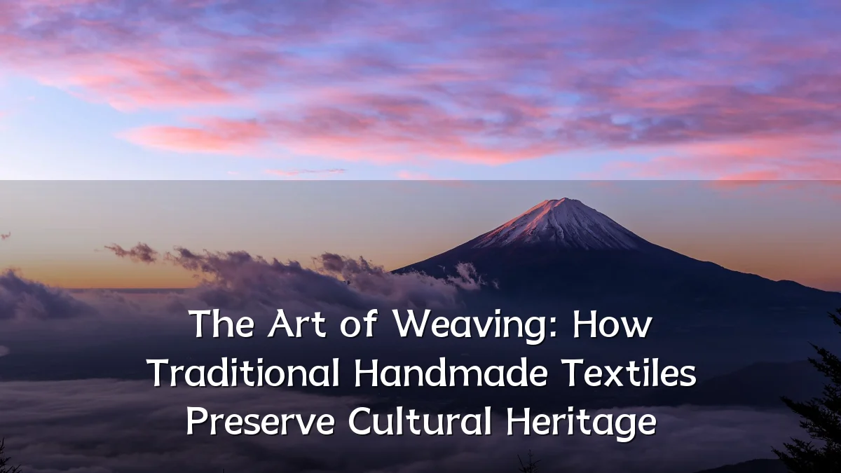 The Art of Weaving: How Traditional Handmade Textiles Preserve Cultural Heritage