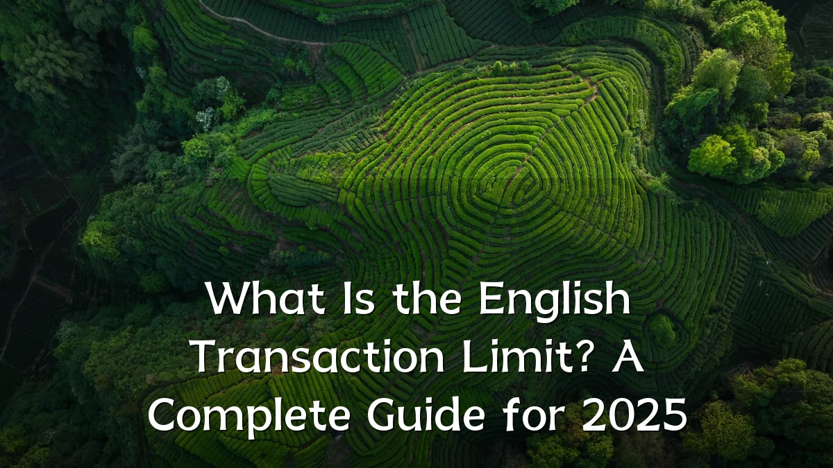 What Is the English Transaction Limit? A Complete Guide for 2025