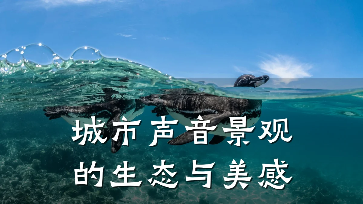 城市声音景观的生态与美感