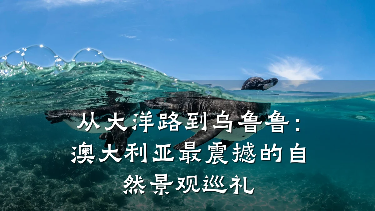 从大洋路到乌鲁鲁:澳大利亚最震撼的自然景观巡礼
