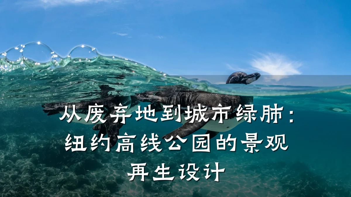 从废弃地到城市绿肺：纽约高线公园的景观再生设计