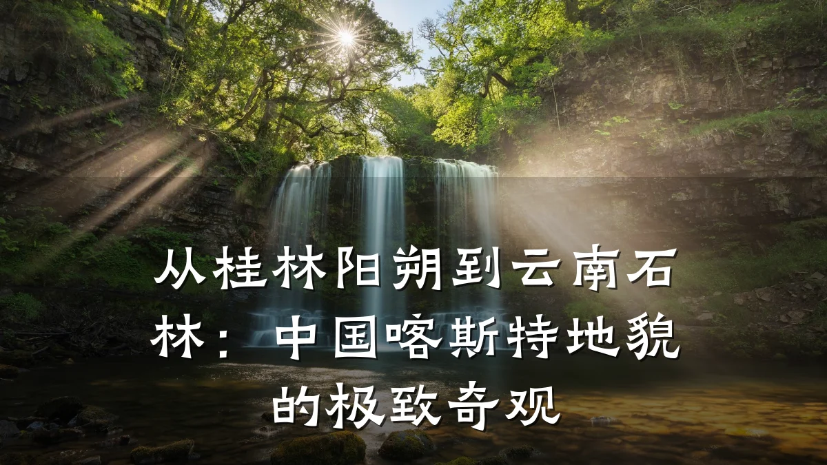 从桂林阳朔到云南石林:中国喀斯特地貌的极致奇观