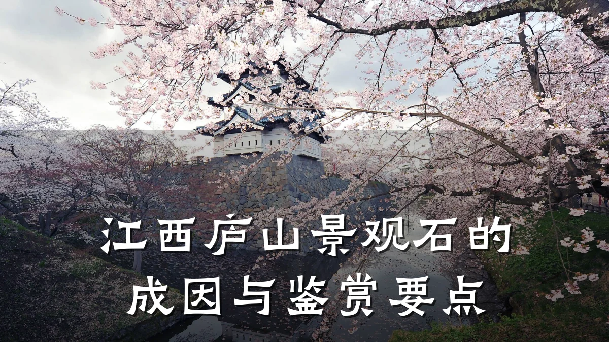 江西庐山景观石的成因与鉴赏要点
