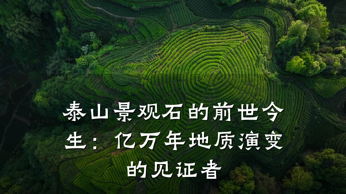 泰山景观石的前世今生:亿万年地质演变的见证者
