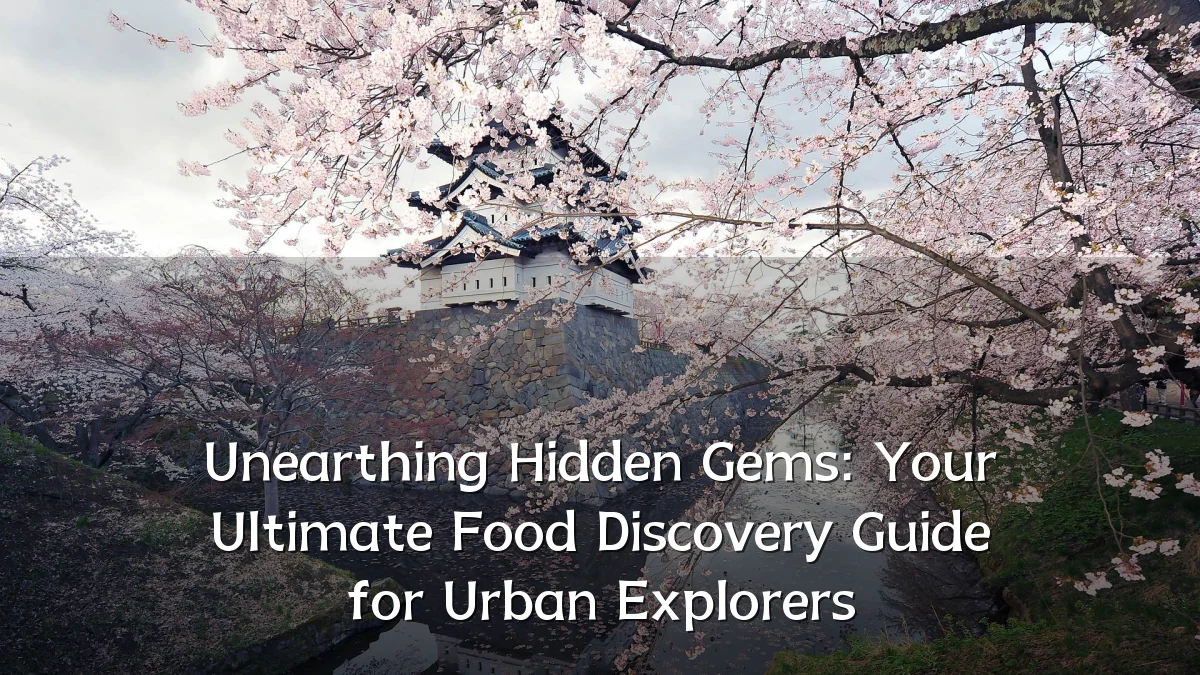 Unearthing Hidden Gems: Your Ultimate Food Discovery Guide for Urban Explorers