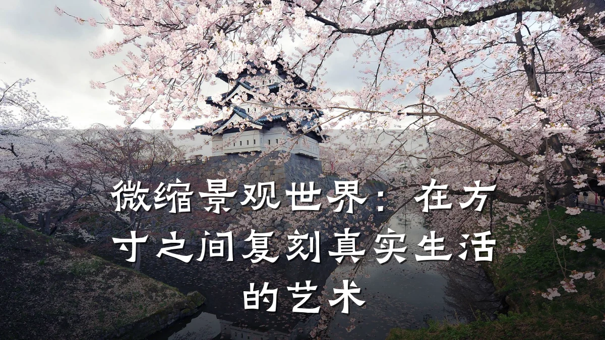 微缩景观世界:在方寸之间复刻真实生活的艺术