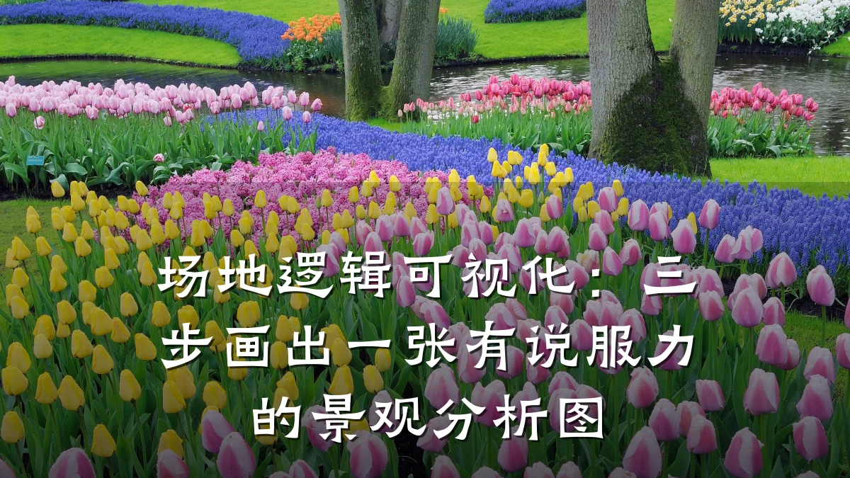 场地逻辑可视化：三步画出一张有说服力的景观分析图