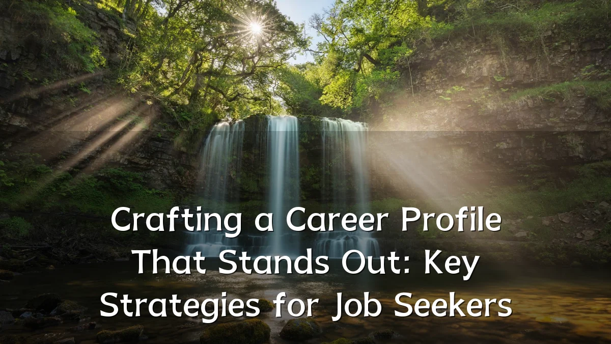 Crafting a Career Profile That Stands Out: Key Strategies for Job Seekers