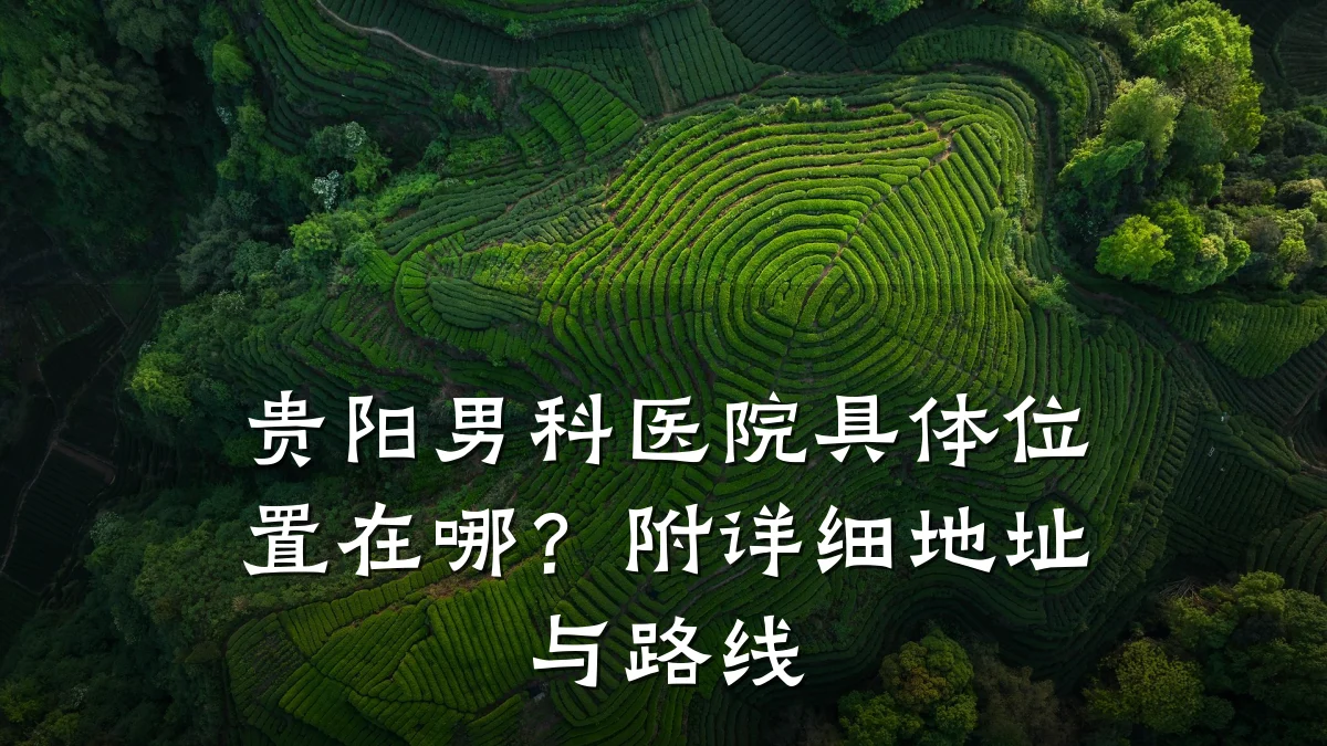 贵阳男科医院具体位置在哪？附详细地址与路线