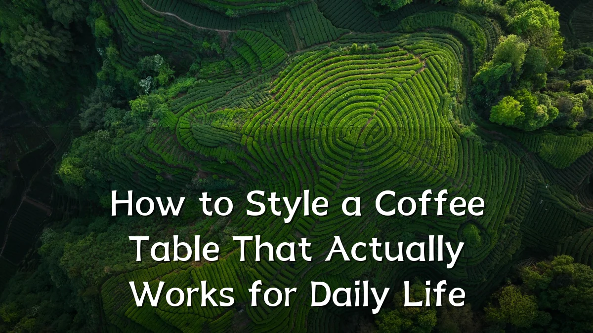 How to Style a Coffee Table That Actually Works for Daily Life