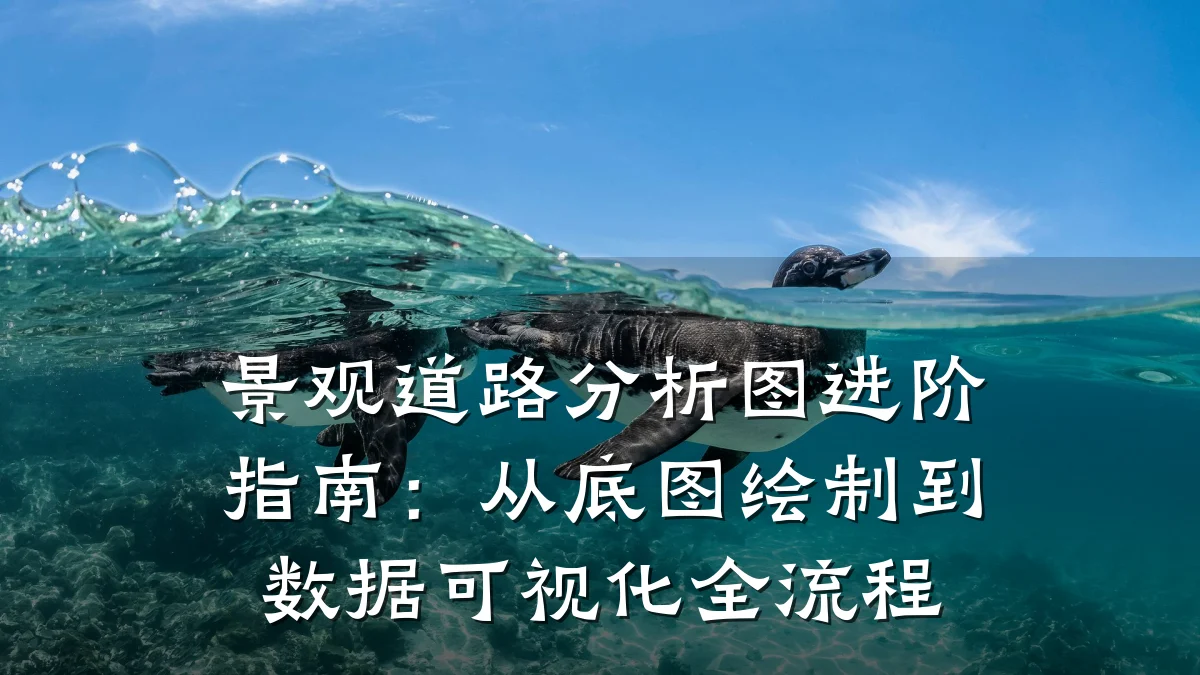 景观道路分析图进阶指南:从底图绘制到数据可视化全流程