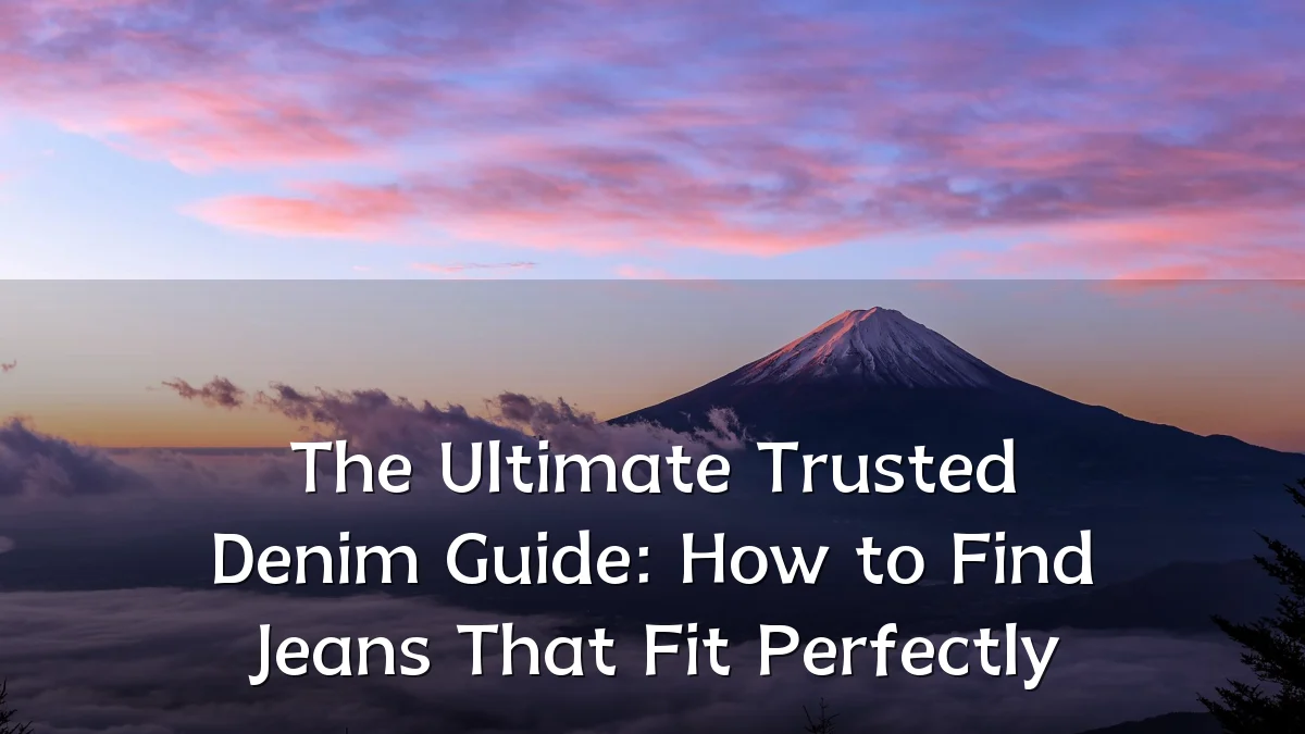 The Ultimate Trusted Denim Guide: How to Find Jeans That Fit Perfectly