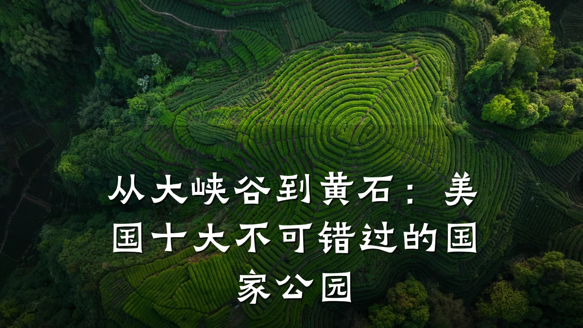 从大峡谷到黄石：美国十大不可错过的国家公园