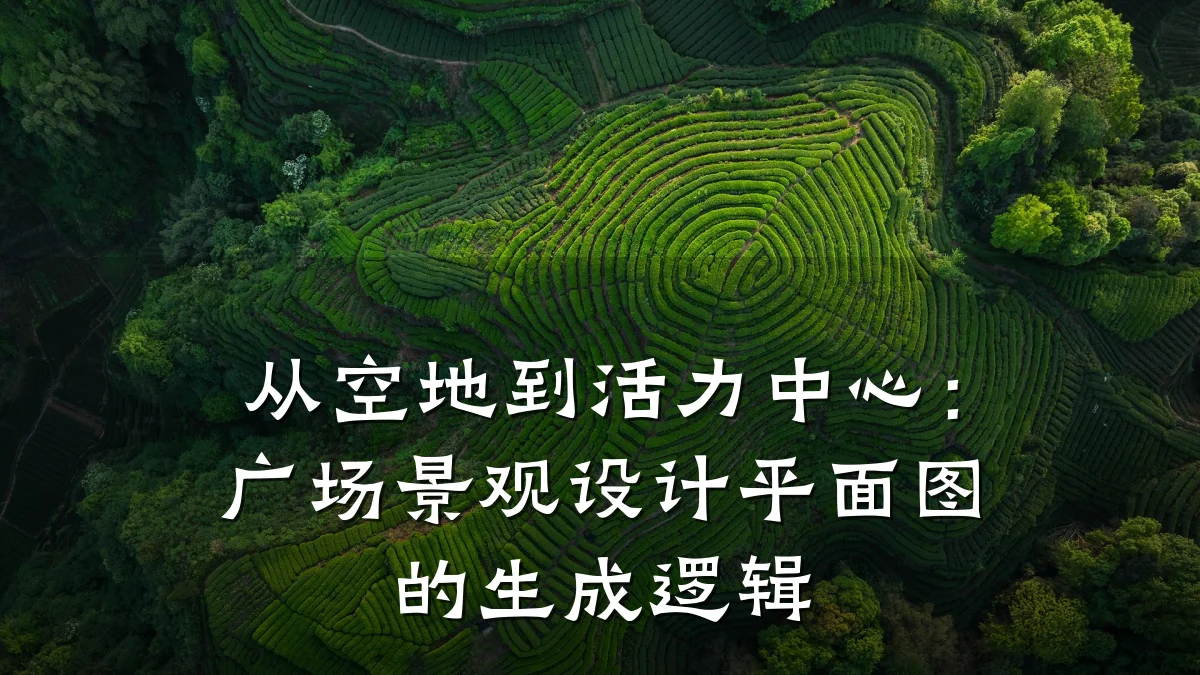 从空地到活力中心:广场景观设计平面图的生成逻辑