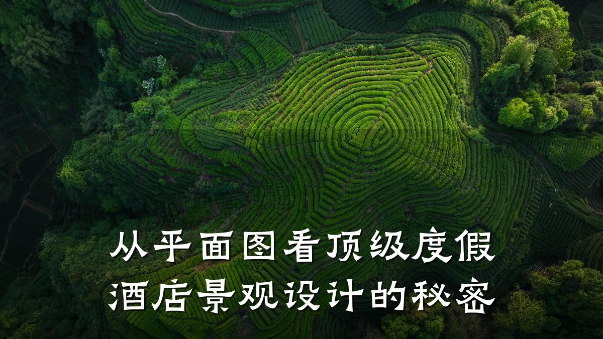 从平面图看顶级度假酒店景观设计的秘密